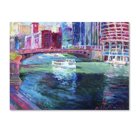 Richard Wallich 'Chicago 2' Canvas Art,14x19